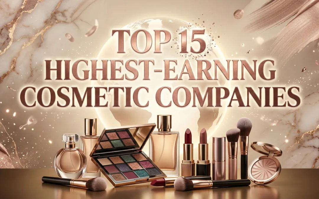 Top 15 Highest-Earning Cosmetic Companies Ranked by Revenue