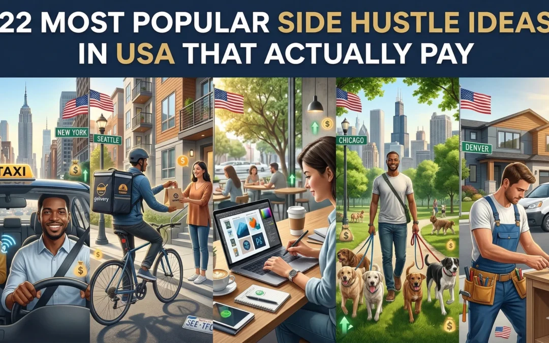 22 Most Popular Side Hustle Ideas in America That Actually Pay