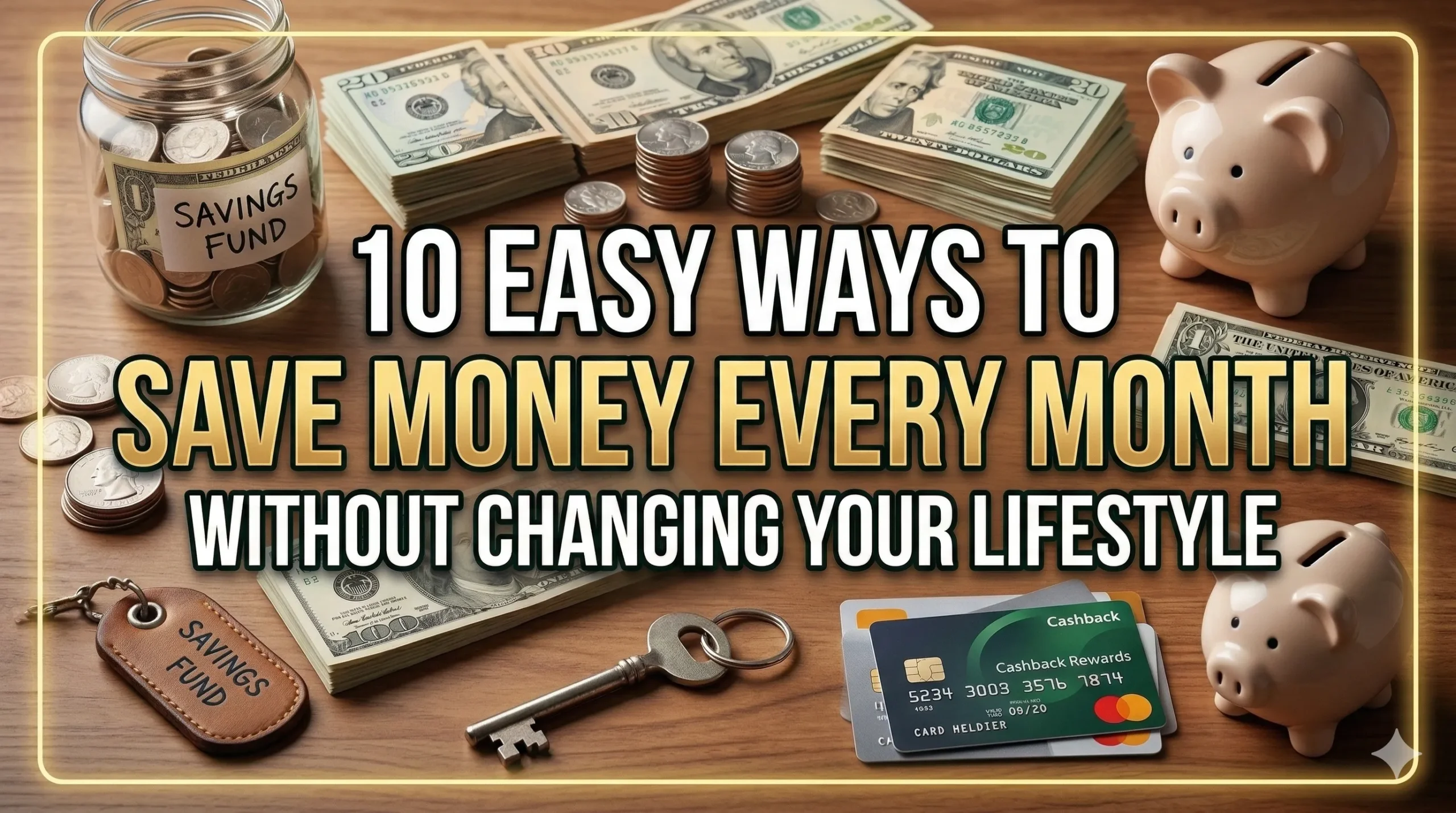 10 Easy Ways to Save Money Every Month Without Changing Your Lifestyle