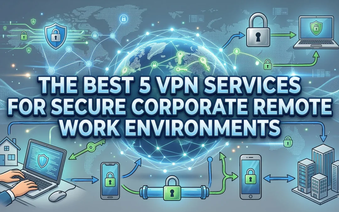 The Best 5 VPN Services for Secure Corporate Remote Work environments