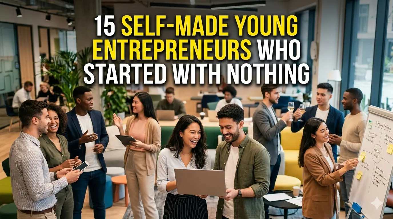 15 Self-Made Young Entrepreneurs Who Started With Nothing